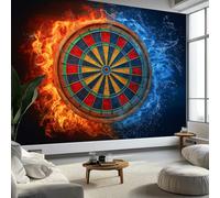 Papier Peint 3D Art Numérique Peinture murale panoramique Décoration Pour Salon, Jeux Cibles D'Eau Et De Feu Chambre, Tapisserie Murales Intissé, Wallpaper Mural 500 x 280 cm