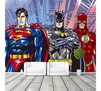 Papier peint 3D Batman Comics pour chambre d'enfant ou garçon 200 x 140 cm