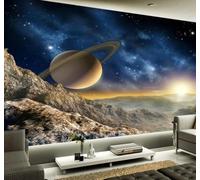 Papier Peint 3D Beauté En Trois Dimensions Espace Univers Paysage | Facile à Installer Cette Décoration Luxueuse Est Idéale Pour un Bureau Salon une Chambre ou Mur Derrière le TV-430cm×300cm