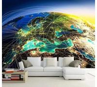 Papier Peint 3D Créatif Abstrait Terre Beauté Paysage Naturel | Facile à Installer Cette Décoration Luxueuse Est Idéale Pour un Bureau Salon une Chambre ou Mur Derrière le TV-430cm×300cm