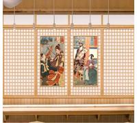 Papier Peint 3D Créatif Motif Bois Carreaux Personnages Restaurant | Facile à Installer Cette Décoration Luxueuse Est Idéale Pour un Bureau Salon une Chambre ou Mur Derrière le TV-250cm×170cm
