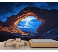 Papier peint 3D de paysage naturel, pierres arquées, papier peint canyon pour salon, chambre à coucher, bureau, décoration de fond TV - 366 x 254 cm