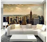 Papier Peint 3D Grand Format En Relief Architecture Urbaine Paysage Bureau | Facile à Installer Cette Décoration Luxueuse Est Idéale Pour un Bureau Salon une Chambre ou Mur Derrière le TV-250cm×170cm