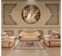 Papier Peint 3D Rétro En Trois Dimensions Personnages Motifs Art | Facile à Installer Cette Décoration Luxueuse Est Idéale Pour un Bureau Salon une Chambre ou Mur Derrière le TV-250cm×170cm