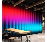 Papier peint 450x315cm Rouge Et Bleu papier peint panoramique 3d Couleurs De L'arc-en-ciel Ensemble mural 3D sur toile à l’huile, montage sans joint apparent, parfait pour salle à manger