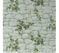 Erismann Stein Efeu 7519-2 Papier peint Motif lierre Blanc