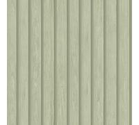 Papier peint à lattes de bois Douce Verte Holden 13300