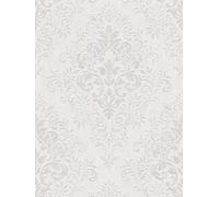 Papier Peint À Motif Avec Des Accents Métalliques - Gris