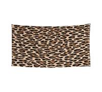 Papier peint à motif léopard - Chapeau d'Halloween à couverture complète - Couvre-chef de sorcière pliable pour festivals, fêtes et fêtes avec tissu lavable en machine