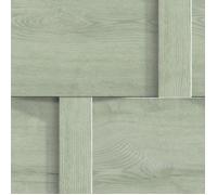 Papier peint à panneaux en bois tissé Harrow Vert sauge World of Wallpaper 3106