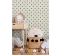 A.S. Création 369341 Boys & Girls 6 Papier peint intissé Motif pois Blanc/beige 10,05 m x 0,53 m