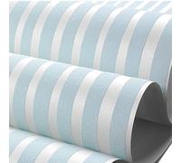 Papier peint à rayures - Film mural décoratif minimaliste moderne, revêtement auto-adhésif imperméable non tissé, enveloppe de meubles amovible | Pour étagères, armoire, chambre à coucher, salon, appa