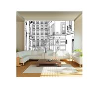 Papier peint A walk through Parisian streets 2-Taille L 200 x H 154 cm Imprimé