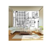 Papier peint A walk through Parisian streets 2-Taille L 400 x H 309 cm Imprimé