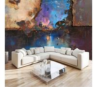 Papier Peint Abstrait, Mural Xxl Antique Éclaboussures Texture 200 X 140 Cmpanoramique Tapisserie Affiches Multicolore Pour Enfant Adulte - Maison Moderne Décoration Murale Pour Bureau Salon Chambre
