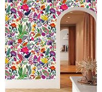 Papier Peint Adhesif Mandala Papier Peint Auto-Adhésif Stickers Porte Plastique Imperméable-Film Autocollants Décoratifs Pvc Vinyle-Stickers Cuisine,Stickers Porte Placard 40X250CM