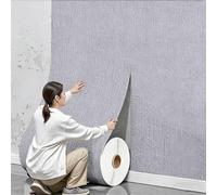 Papier Peint Adhesif Mural - Rouleau Isolant Thermique Autocollant pour Décoration Murale Intérieur, Revetement Mural Adhesif Isolant Epais pour Chambre Salon et Plafond(Gray 3mm,50 x 2000 cm)