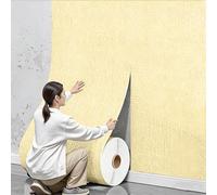 Papier Peint Adhesif Mural - Rouleau Isolant Thermique Autocollant pour Décoration Murale Intérieur, Revetement Mural Adhesif Isolant Epais pour Chambre Salon et Plafond(Yellow 7mm,50 x 3000 cm)
