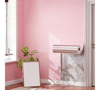 Papier Peint Adhésif Mural Rouleau Isolant Thermique Autocollant Rouleau de Papier Peint Isolation Thermique Anti Humidité Imperméable Revetement Coussin Mural pour Chambre Salon(Rose,0.5x40 m)