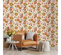 Papier Peint Adhesif Orange Jaune Papier Peint Auto-Adhésif Cuisine Stickers Porte Plastique Imperméable- Film Autocollants Décoratifs Pvc Vinyle- Stickers Porte Placard