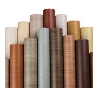 Papier Peint Adhésif Texture Noix Rouleau, Film Contact Autocollant pour Mur Faux Finis, Revêtement Décoratif et Protecteur pour Meubles Maison Bureau, Décoration Rénovation(Size:120cm*2m,Color:A15)