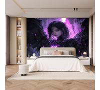 Papier Peint Anime Personnages 500 x 280 CM, 3D Machines Armures Femmes Photo Geant Mural, Salon Non Tissé Papiers Peints, Chambre étanche à l'eau Mat lmage Muraux Poster, Personnalisable Wallpaper