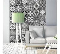 Papier peint Arabesque Black& White-Taille L 50 x H 100 cm Imprimé G