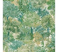 Papier Peint Arbre En Fleurs Vert A78602 Grandeco Motif Floral Salon