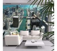 Papier peint Architecture urbaine de Chicago-Taille L 300 x H 231 cm Imprimé