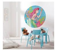 Papier Peint - Ariel Seahorses 125x125cm - Rond - Intissé - Adhésif, Multicolors G
