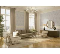 Papier Peint Art Déco Avec Motif Orné Et Aspect Textile