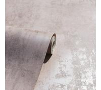 Papier Peint Arthouse Texture En Béton Pierre Métallique Rose Pâle 902107