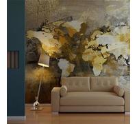 Papier Peint "Artistic Map of the World" 270 x 350 cm Imprimé G