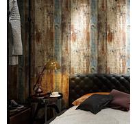 Papier Peint Auto-Adhésif En Bois 45x200cm, Amovible, Ne Laisse Pas De Peau, Décorations De Surface, L2v0