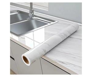 Papier peint auto-adhésif en marbre for armoires de cuisine, poêle, 55cm | PVC imperméable, carrelage de rénovation, contact sur comptoir(Color4,40cm x 300cm)