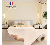 Papier peint autocollant 3D - DECOPINE - Effet pierre beige - 60x280 cm - Imperméable - Pose facile