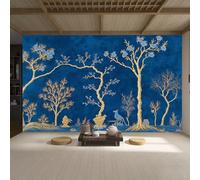 Papier peint autocollant amovible de taille personnalisée, motif cerfs d'Asie de l'Est, pour salon, chambre à coucher, magasin, bureau, enfants