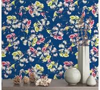 Papier Peint Autocollant Bleu Gloire Du Matin 45 * 300Cm Adhesif Pour Meuble Vinyle Papier Peint Autocollant Imperméable Pour Armoires Murs Salon Chambre