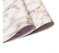 Papier peint autocollant élégant, imperméable et résistant à l'huile, 40 cm x 10 m pour rénovation de cuisine et zones humides (marron ambré)