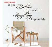 Papier Peint Autocollant Étanche La Langue Anglaise Romantique Qt-0092, Papier Peint Décoratif Pour La Maison, Art Mural Pour Chambre À Coucher