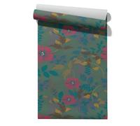 Papier Peint Autocollant, Fleurs, Impermeable, Placard, Tiroir, 45 x 500 cm