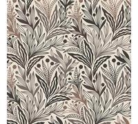 Papier peint autocollant, herbe grise, 44x300CM papier contact, peler et coller le papier peint, peinture de paysage abstraite, film vinyle amovible pour salon, chambre à coucher, armoires murales