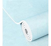 Papier Peint Autocollant - Isolation Thermique Résistant à l'humidité Réduction du Bruit, Rouleau Isolant Thermique 9mm Papier Peint Adhesif Mural pour Murs en Plâtre Qui S'écaille(Bleu,0.5x80 m)