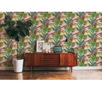 Papier Peint Fleuri Metropolitan Stories 2 A.S. Création Antonio - Barcelona Papier peint intissé 10.05 m x 0.53 m Multicolore Crème Fabriqué en Allemagne 378621 37862-1