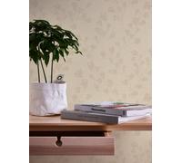 A.S. Création Papier peint intissé Nara 387475 – Motif floral Beige/Gris 10,05 m x 0,53 m