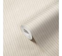 Livingwalls Papier peint Maison Charme 390762 – à rayures blanc/gris 10,05 x 0,53 m