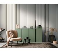 Papier Peint Avec Des Rayures Modernes Et Un Grand Motif Répété - B