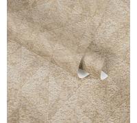 Papier Peint Avec Design Abstrait - Beige, Or