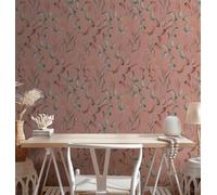 Papier peint intissé 397453 Rose Vert Arbres Feuilles PintWalls II A.S. Creation