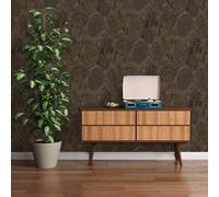 Livingwalls 393552 Papier peint intissé Motif jungle Marron/noir/doré 10,05 x 0,53 m